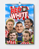 The Red and White Collection 2024 Calendar & Limited edition A4 print bundle