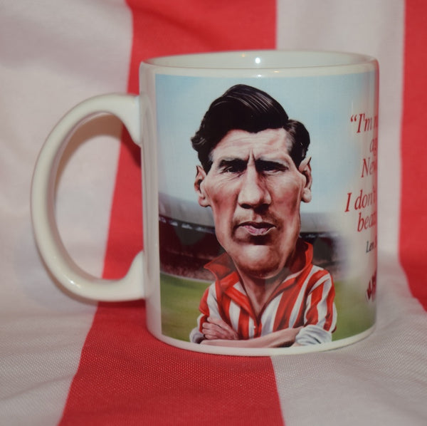 Len Shackleton caricature and quote (Sunderland AFC) Mug
