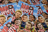 The Red & White Collection (Sunderland AFC) A4 2024 caricature wall Calendar