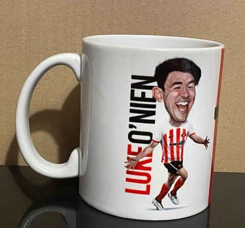 CLEARANCE - Luke O'Nien (Sunderland AFC) Caricature Mug