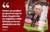 'Retro' Red & White Legends (Sunderland AFC) A4 2024 wall Calendar