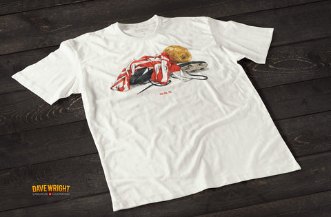 Sunderland 1973 - 'Dawn 'til Dusk' footy kit t-shirt