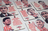 Niall Quinn - Sunderland Legend -  drinks coaster.