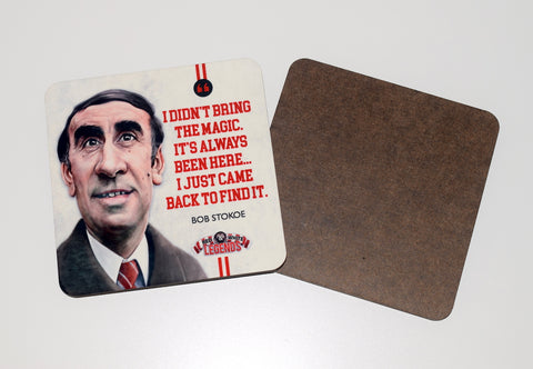 Bob Stokoe - Sunderland Legend -  drinks coaster.