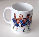 CLEARANCE - SLIGHT SECONDS Goodison Greats, (Everton FC) Caricature Mug
