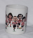 CLEARANCE - Cult Heroes & Crowd Favourites, (Sunderland AFC) Caricature Mug