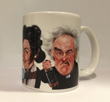 CLEARANCE Father Ted caricature mug - REDUCED as slight seconds
