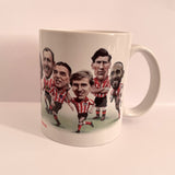 Slight seconds - Red & White Legends (Sunderland AFC) Caricature Mug