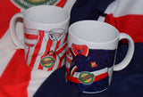 '105 points' retro shirt design (Sunderland AFC) mug - by Dave Wright