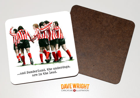 'The Underdogs'  Sunderland 1973 drinks coaster.