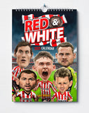 The Red and White Collection 2025 Calendar & Limited edition A4 print bundle