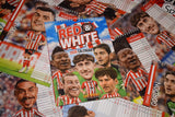 The Red & White Collection (Sunderland AFC) A4 2026 caricature wall Calendar