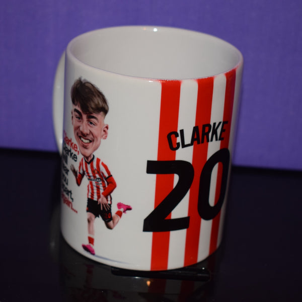 CLEARANCE - Jack Clarke (Sunderland AFC) Caricature Mug