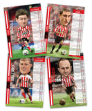 The Red & White Collection (Sunderland AFC) A4 2025 caricature wall Calendar