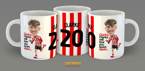 Jack Clarke - Sunderland -  caricature mug