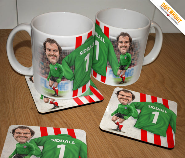 Barry Siddall Sunderland AFC Caricature  Mug & Coaster set