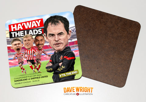 Sunderland at Wembley 2025 - Souvenir drinks coaster