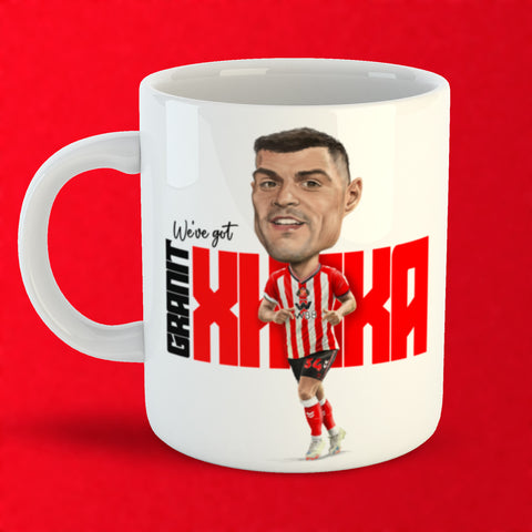 Granit Xhaka - Sunderland -  caricature mug