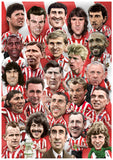 Red & White Legends poster print