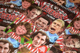 REDUCED 2021 Red & White Legends - 'Cult heroes & crowd favourites #2' (Sunderland AFC) A4 2021 caricature wall Calendar