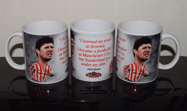 Niall Quinn, Red & White Legends (Sunderland AFC) Caricature Mug