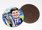 Steven Gerrard - Champions 2020/21 (Rangers FC) coaster