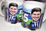 Steven Gerrard - Champions 2020/21 (Rangers FC) Mug & coaster set