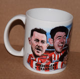 Copy of CLEARANCE - The Pizza Cup - (Sunderland AFC) caricature mug