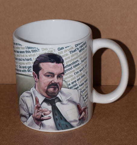 David Brent quote mug - REDUCED as slight seconds