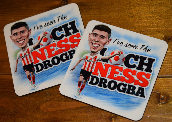 Ross Stewart 'The Loch Ness Drogba' Sunderland AFC-  drinks coaster.