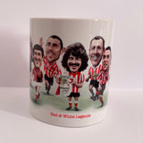 Slight seconds - Red & White Legends (Sunderland AFC) Caricature Mug