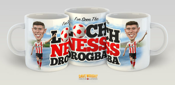 Ross Stewart - The 'Loch Ness Drogba'(Sunderland AFC) Caricature Mug
