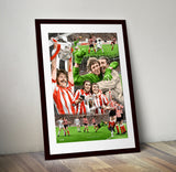 'It was on the fifth of May'. Sunderland AFC 1973 FA-Cup Final art print. (A4 size 297mm x 210mm) or A3 size (420mm x 297mm)