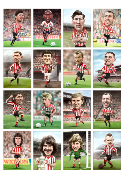 16 Legends - (Sunderland AFC) Limited edition large print