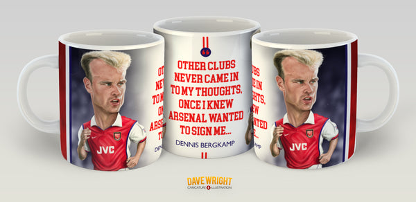 Dennis Bergkamp (Arsenal FC) Limited Edition Mug