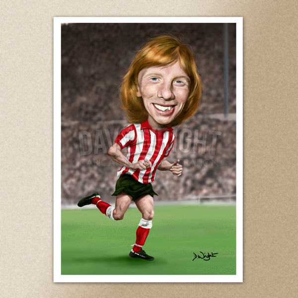 Micky Horswill (Sunderland AFC)caricature print. (A4 size 297mm x 210mm) or A3 size (420mm x 297mm)