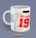 Personalised England Italia 90 shirt mug