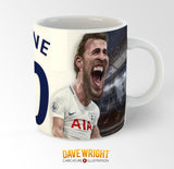 Harry Kane, Spurs and England, Limited Edition Caricature Mug