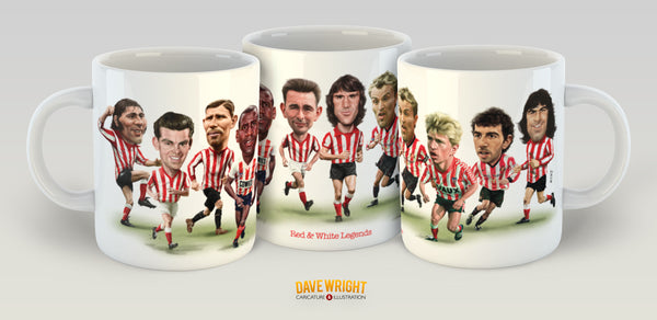 Red & White Legends '2' (Sunderland AFC) Limited Edition Mug