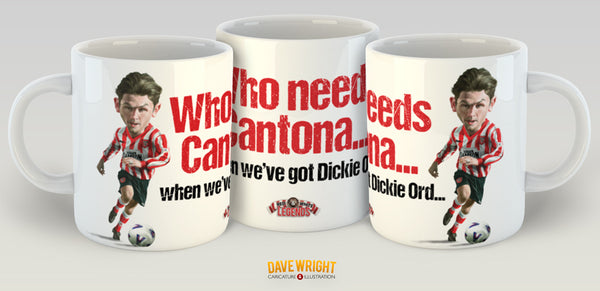 Dickie Ord, Red & White Legends (Sunderland AFC) Caricature Mug