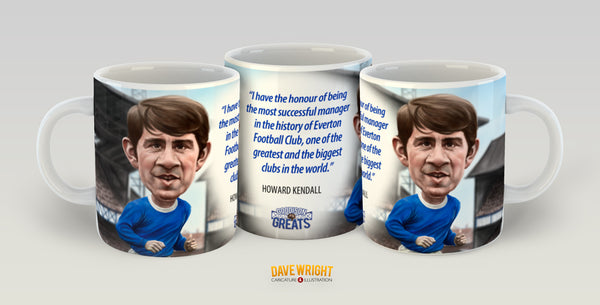 Howard Kendall (Everton FC) Limited Edition Mug
