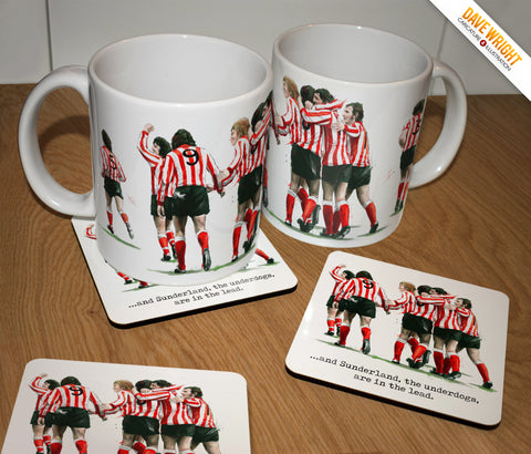 The Underdogs - Sunderland AFC 1973 tribute  Mug & Coaster set