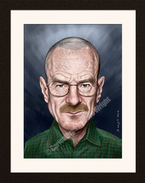 Walter White. Limited edition print. (A4 size 297mm x 210mm)