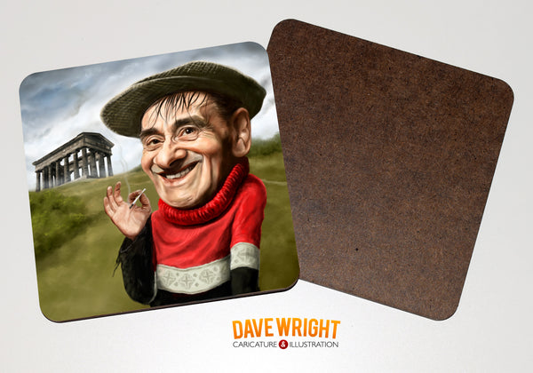 Bobby Thompson 'The Little Waster' drinks coaster
